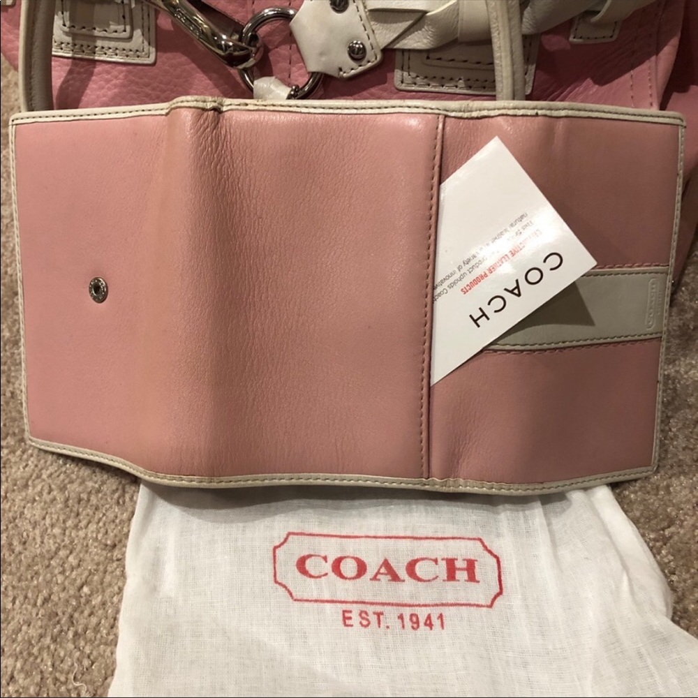 Coach leather wallet